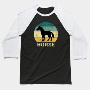 Horse At Sunset A Gift For Horses Lovers Baseball T-Shirt